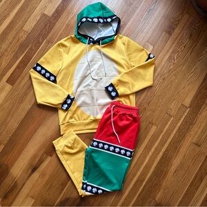 Unbranded Adult M Anime Cosplay Costume Hoodie & Pants Set 2-Piece 3D Printed